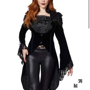 Vampire Vintage Jacket Corset Halloween Costume